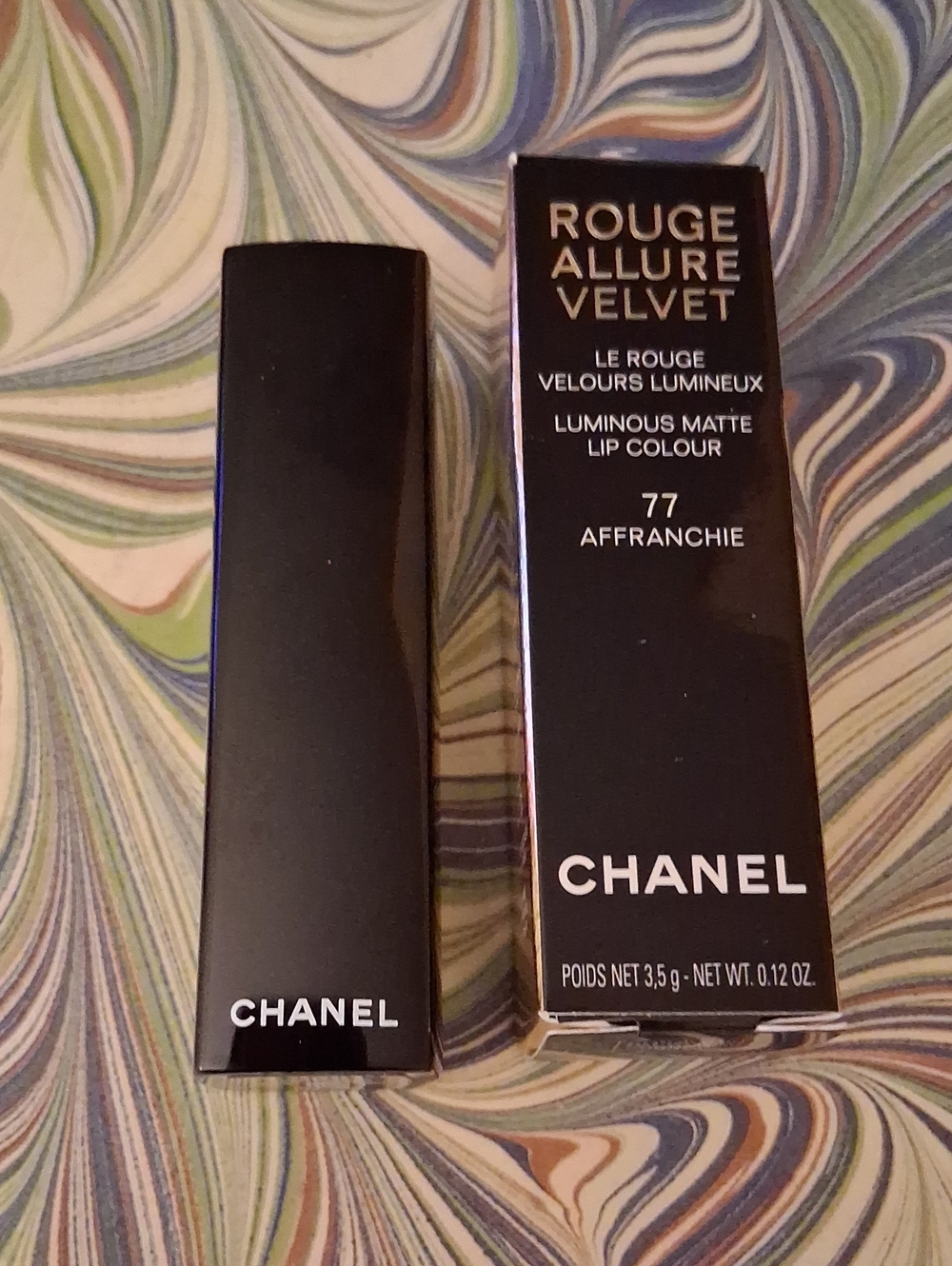CHANEL Rouge Allure Velvet Matte Lipcolor In # 77 Affranchie